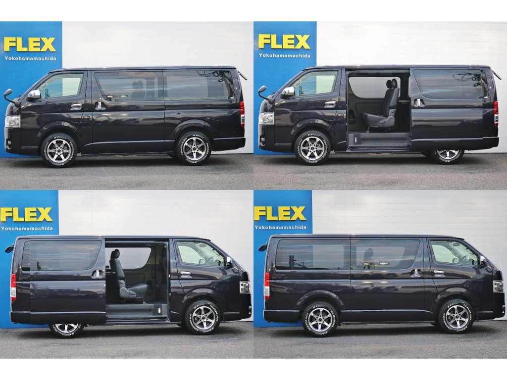 間口の広いスライドドアなので乗り降りも簡単です！
