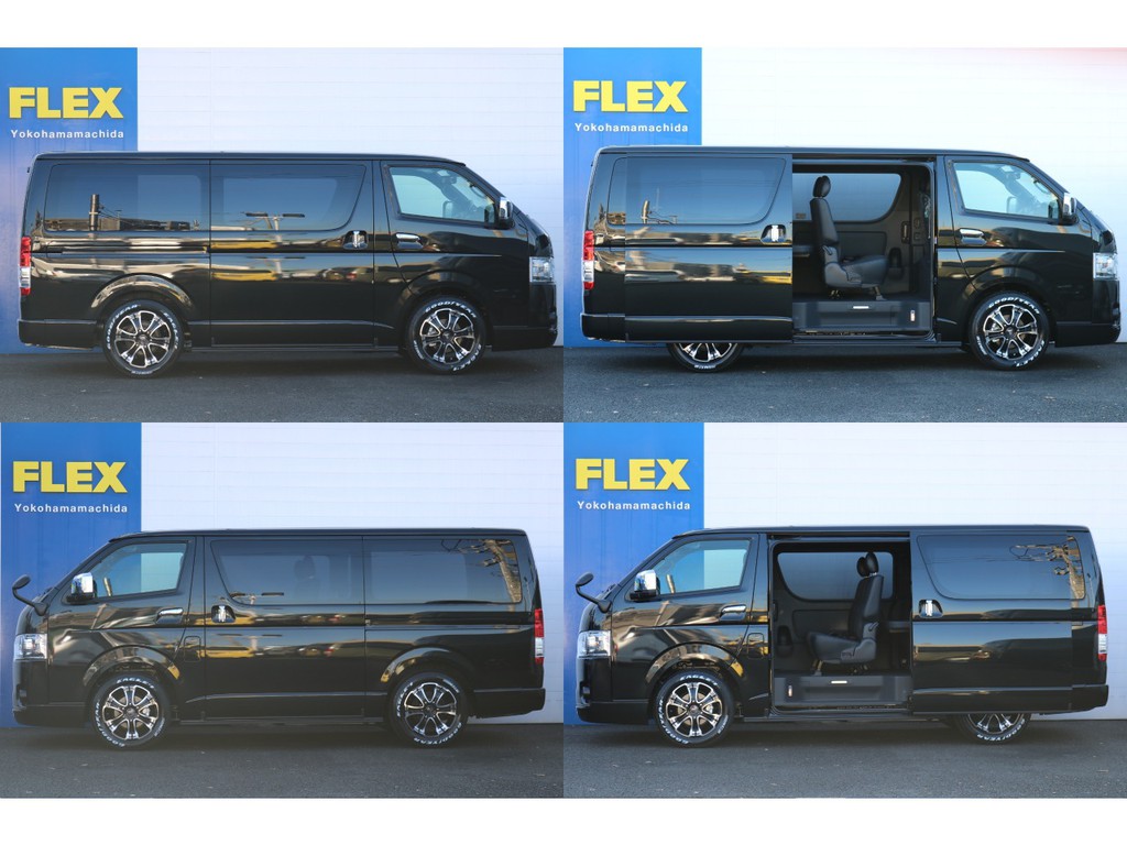 間口の広いスライドドアなので乗り降りも簡単です！