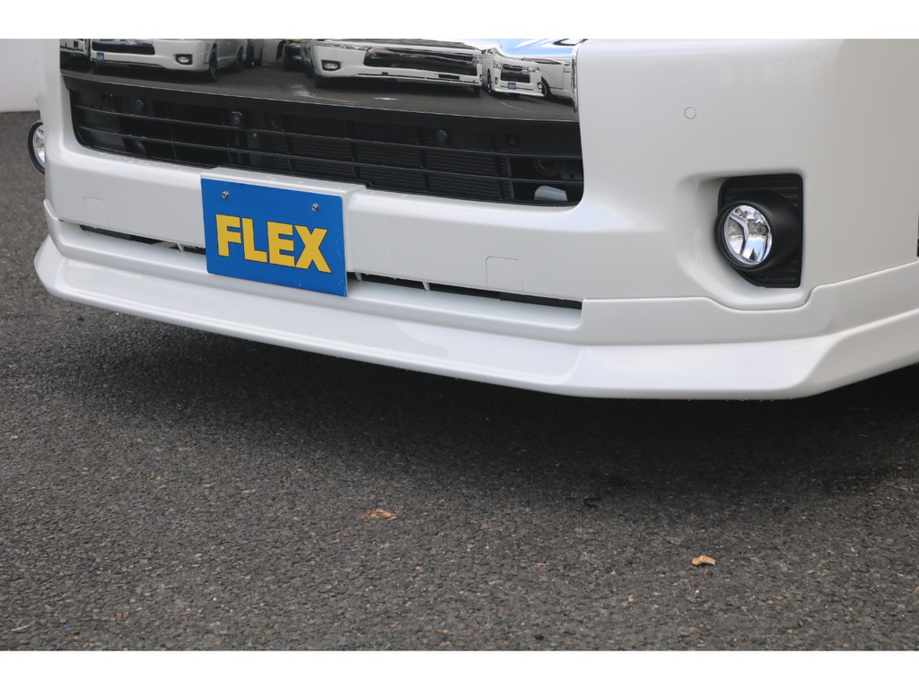 FLEXオリジナル　デルフィーノラインフロントスポイラー装着済み！