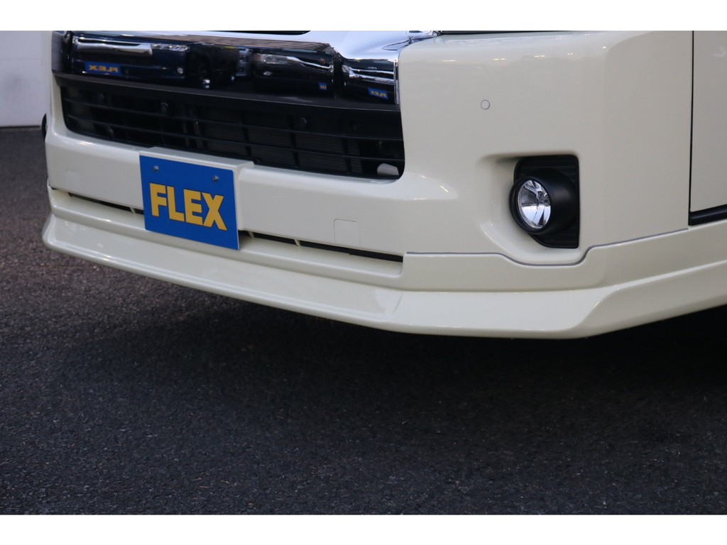 FLEXオリジナル　デルフィーノラインフロントスポイラー装着済み！