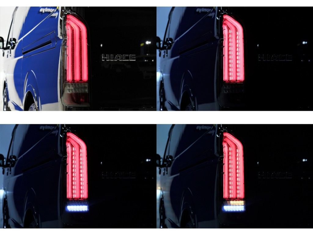 オリジナル煌ブラックＬＥＤテールランプを装着 -