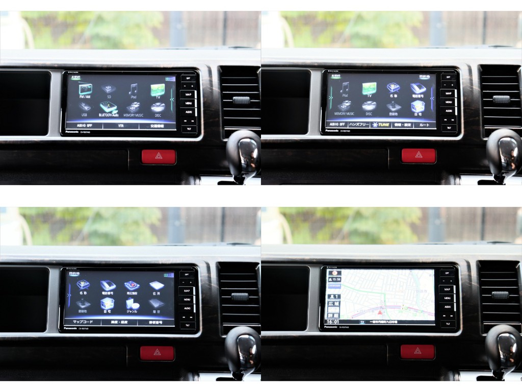 パノラミック映像は配線加工済みです！