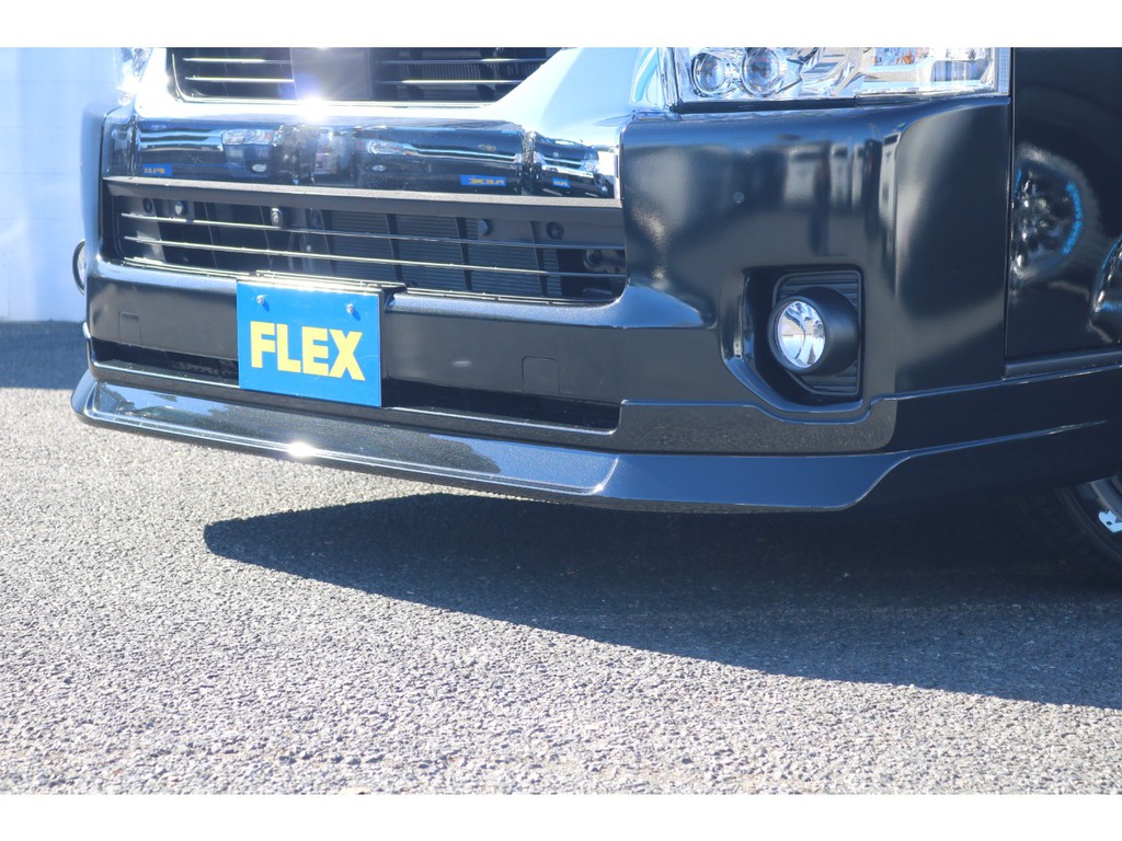 FLEXオリジナル　デルフィーノラインフロントスポイラー装着済み！