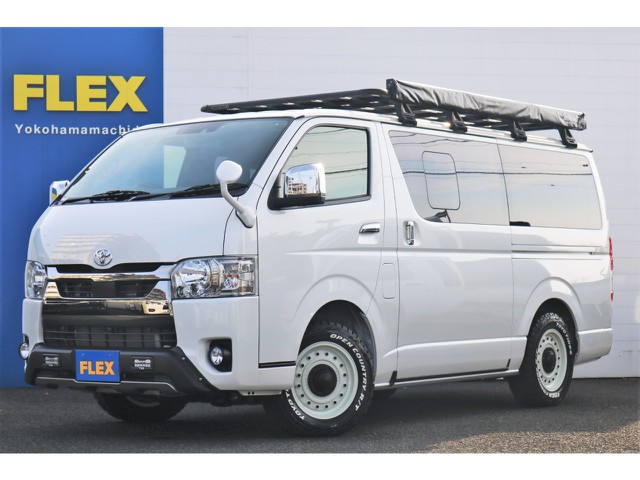☆新規未登録ハイエースバン　ダークプライムⅡ　４WD・ディーゼル寒冷地仕様　内装架装Ver.4デニム内装☆