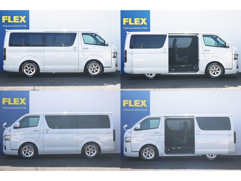 間口の広いスライドドアなので乗り降りも簡単です！