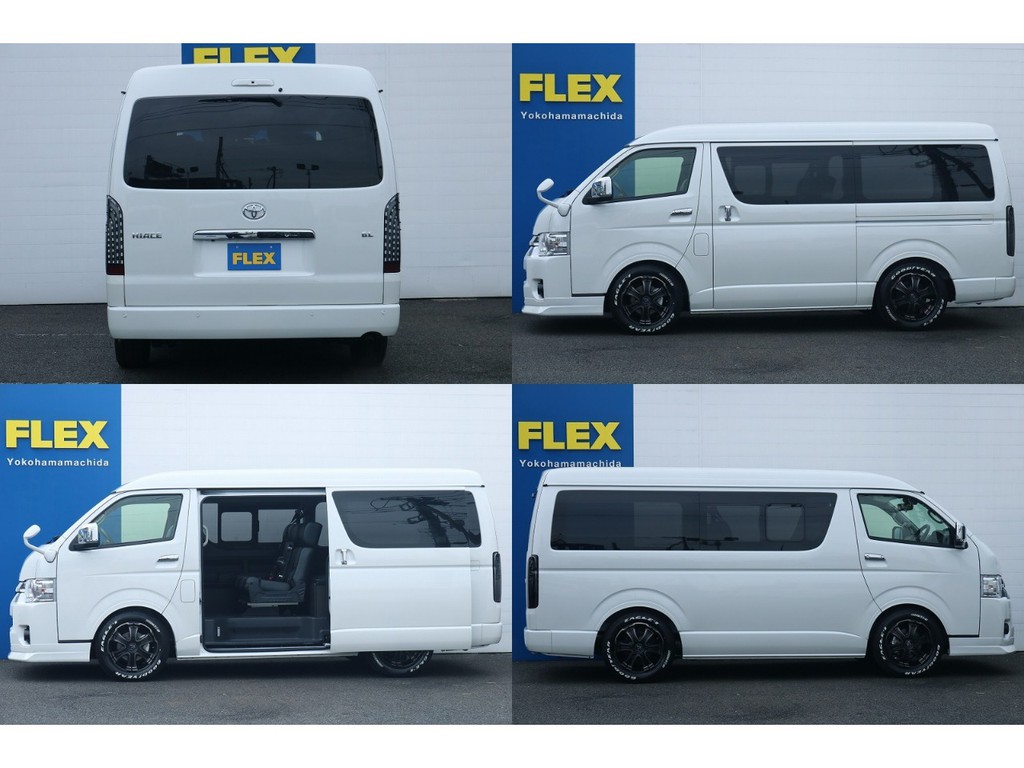 間口の広いスライドドアなので乗り降りも簡単です！