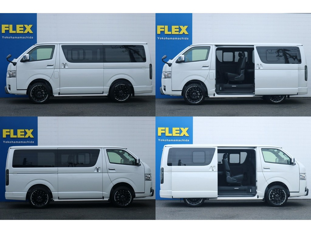 間口の広いスライドドアなので乗り降りも簡単です！