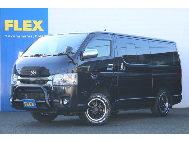 ☆ハイエースバンS-GL　4WD・ディーゼル　フローリング施工ベットキット付き等カスタム多数なオフロード仕様☆