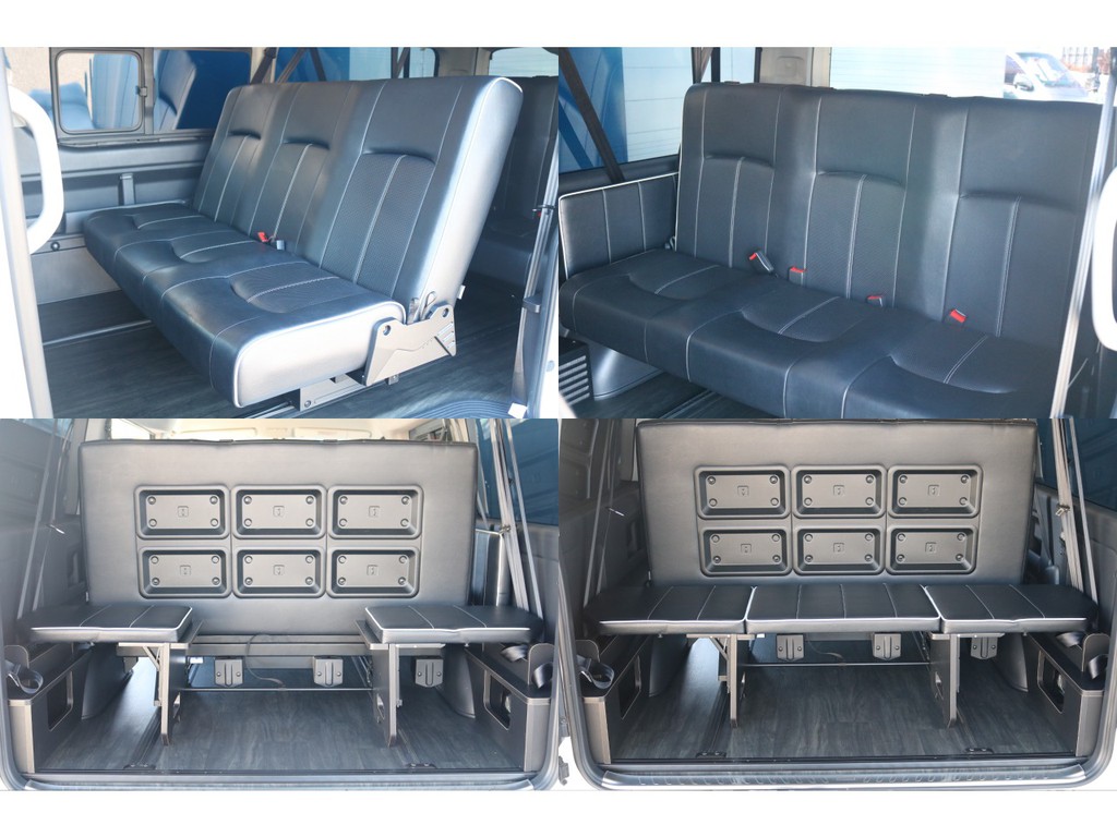 ２列目、３列目は３人掛けシート！