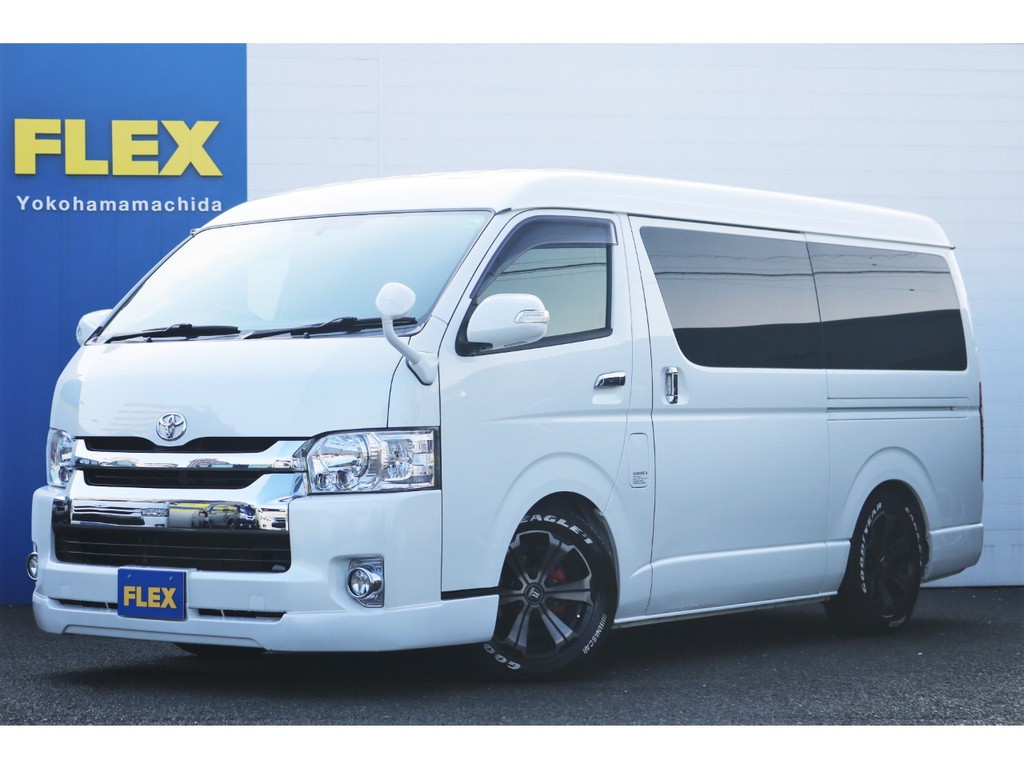 ☆厳選仕入れ　４型ハイエースワゴンGL フローリング施工　スライドレール付き　フルフラット可能☆