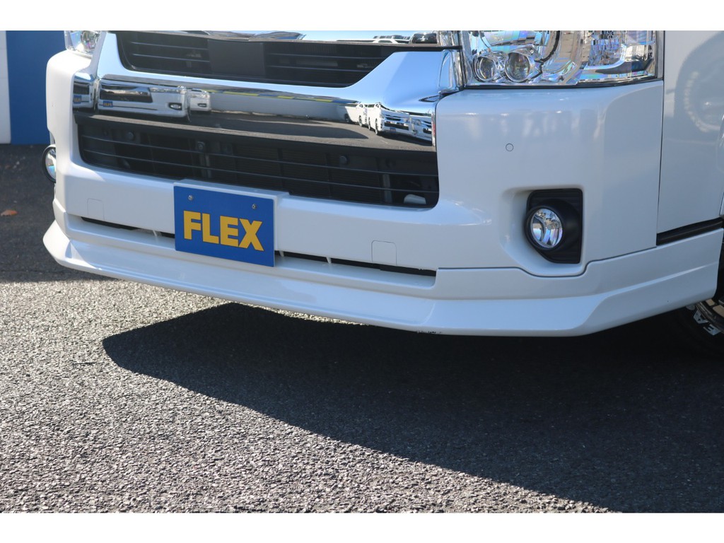 FLEXオリジナル　デルフィーノラインフロントスポイラー装着済み！