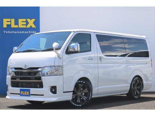 ☆新規未登録・ハイエースバンS-GLダークプライムⅡ2WD・ディーゼル　ベッドキット付き使いやすいライトカスタムPKG☆
