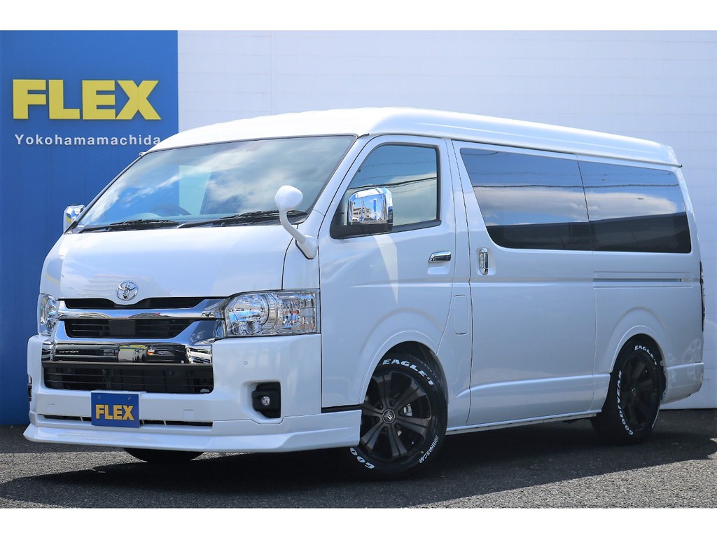 ☆新規未登録・ハイエースバンS-GLダークプライムⅡ２WD・ディーゼル　ライトカスタムPKG☆