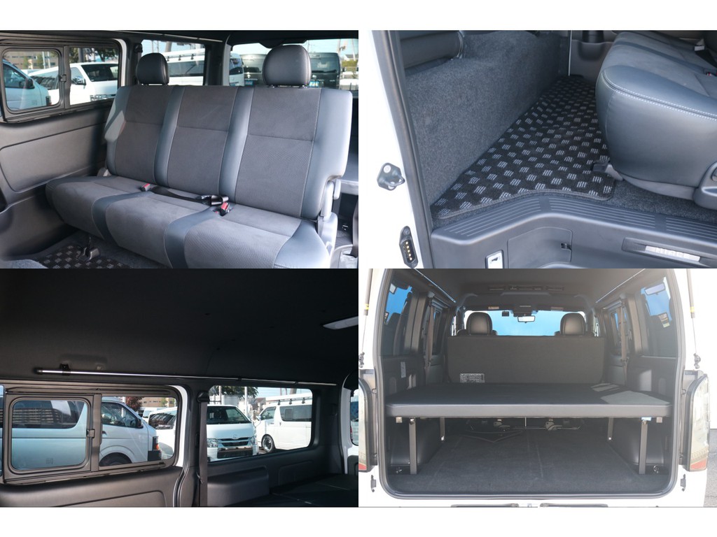 ベッドキット付きですので、車中泊も楽々です！