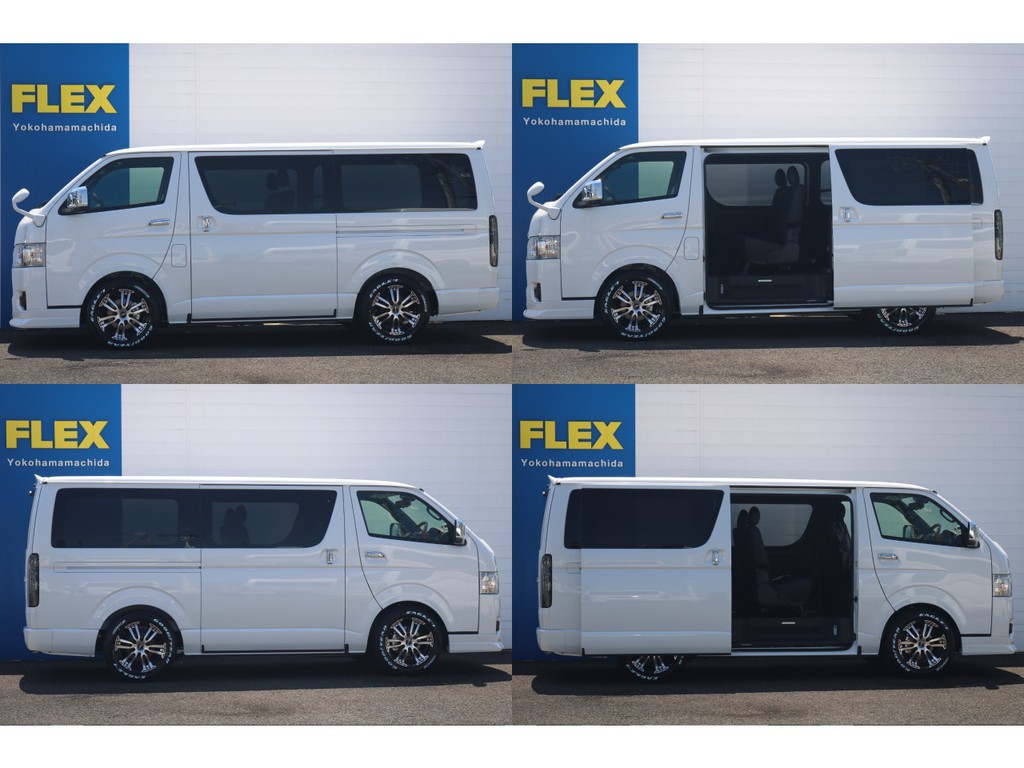 間口の広いスライドドアなので乗り降りも簡単です