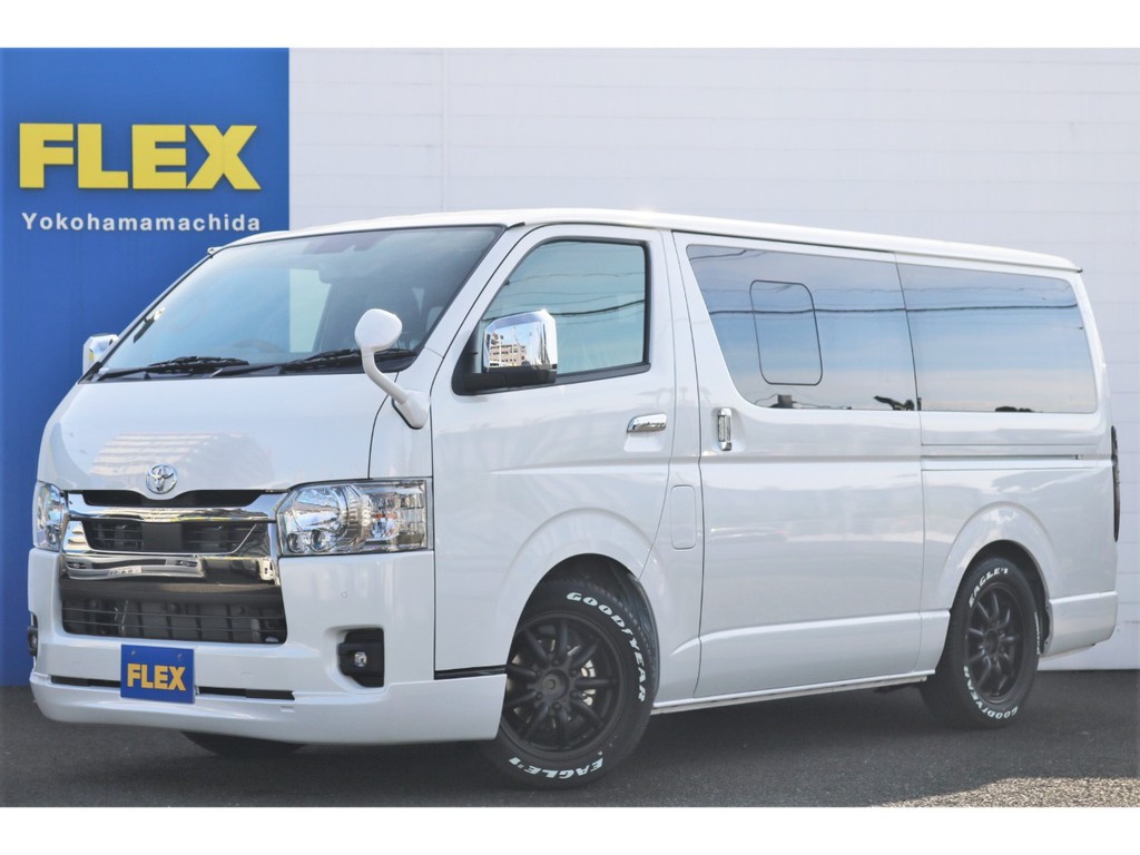 ☆新規未登録・ハイエースバンS-GLダークプライムⅡ2WD・ガソリン使いやすいライトカスタムPKG☆
