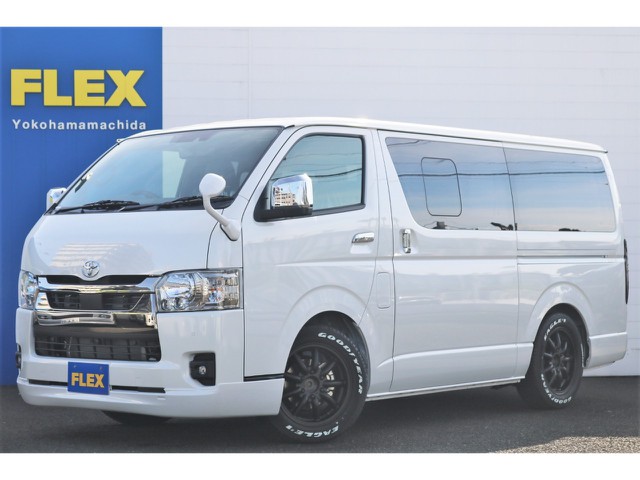 ☆新規未登録・ハイエースバンS-GLダークプライムⅡ2WD・ガソリン使いやすいライトカスタムPKG☆