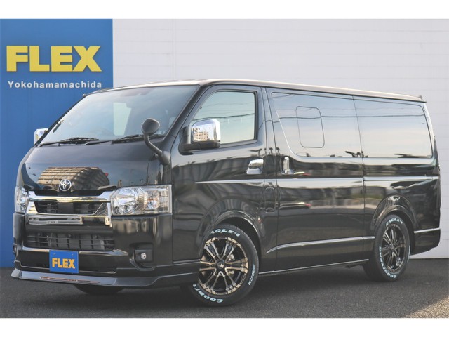 ☆新規未登録・ハイエースバンS-GLダークプライムⅡ2WD・ガソリン使いやすいライトカスタムPKG☆
