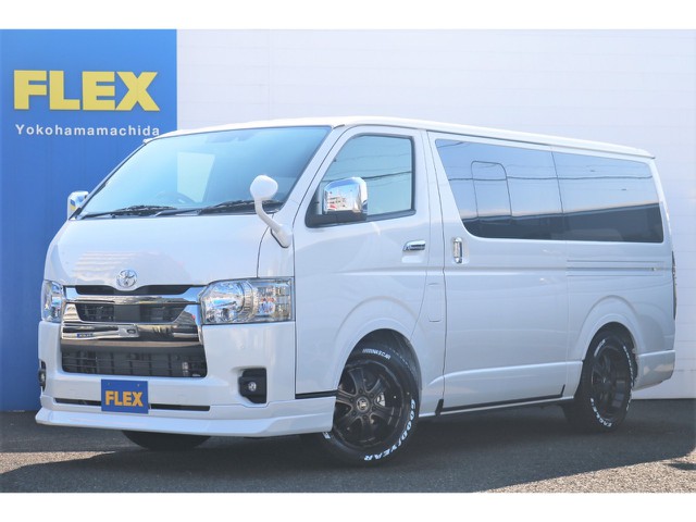 ☆新規未登録・ハイエースバンS-GLダークプライムⅡ４WD・ディーゼルFLEXオリジナル内装架装Ver4搭載☆