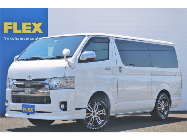 ☆先行WEB公開ハイエースバンS-GLダークプライムⅡ4WD・ディーゼル　予防安全装備搭載のライトカスタム車両☆