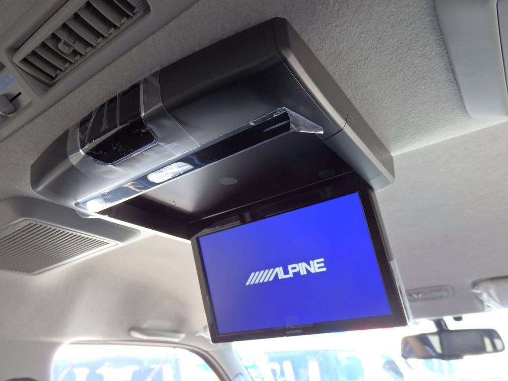 アルパイン　フリップダウンモニター/ＥＴＣも完備です！