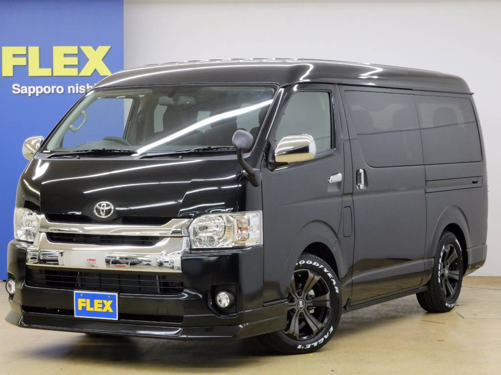 ハイエース 2.7 GL ロング ミドルルーフ 4WD FLEX　Ver1内装架装！