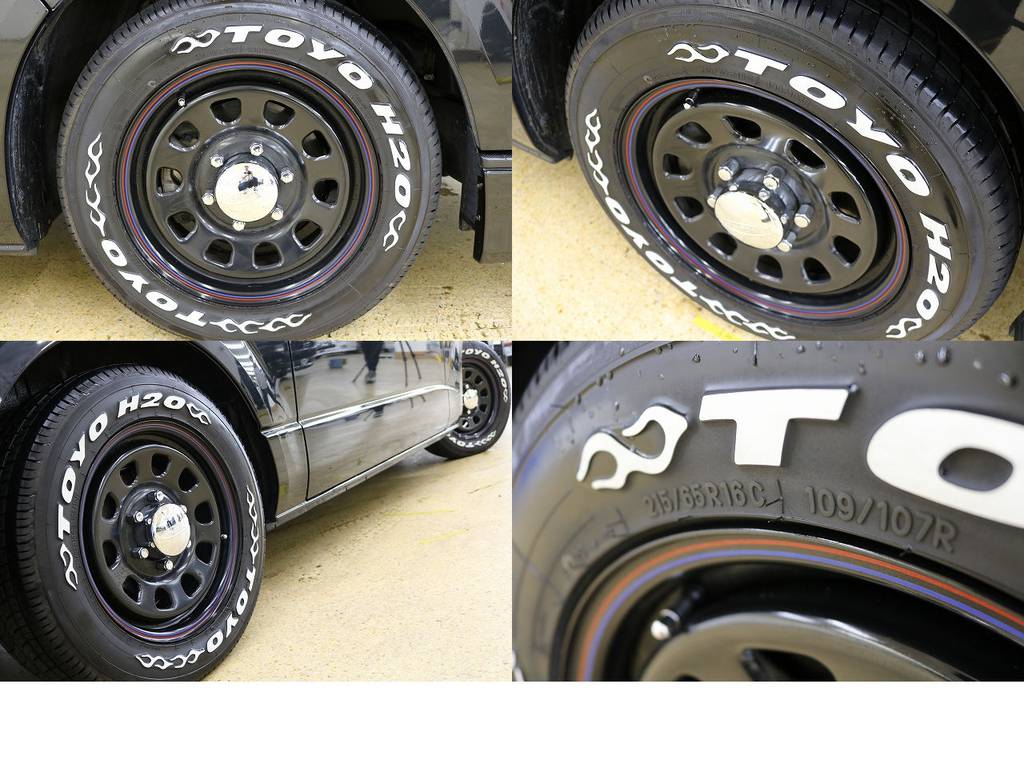 足元には、ＴＯＹＯＨ２０タイヤ！