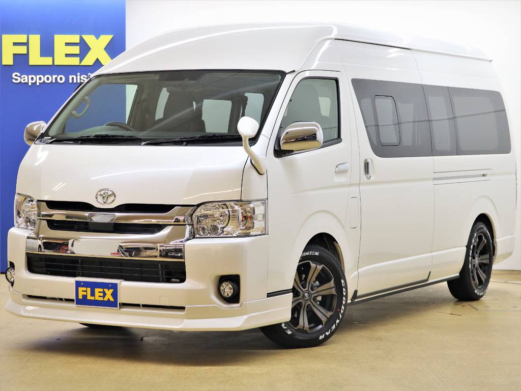 新型2.8DT　クリーンディーゼルエンジン搭載　ハイエースバン　DX　GLパッケージ　４WD　特設パール　寒冷地仕様車　入庫です！！