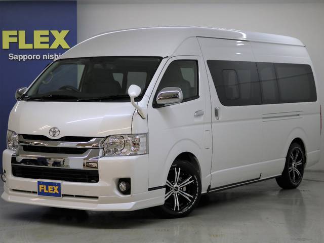 【新車/新型】ハイエースバンDX　ＧＬPKG　特設パールホワイトシャイン　特別仕様車DARKPRIM専用2ndシート　入庫です！！