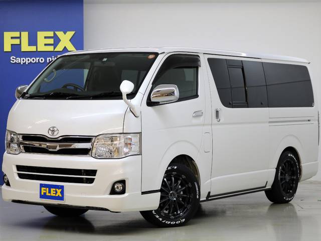 【中古/厳選仕入れ】ハイエースV　3.0　DT　パールホワイトシャイン　入庫です！！