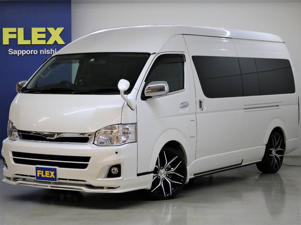 【中古/厳選仕入れ】ハイエースW　2.7　4WD　グランドキャビン　パールホワイトシャイン　入庫です！！