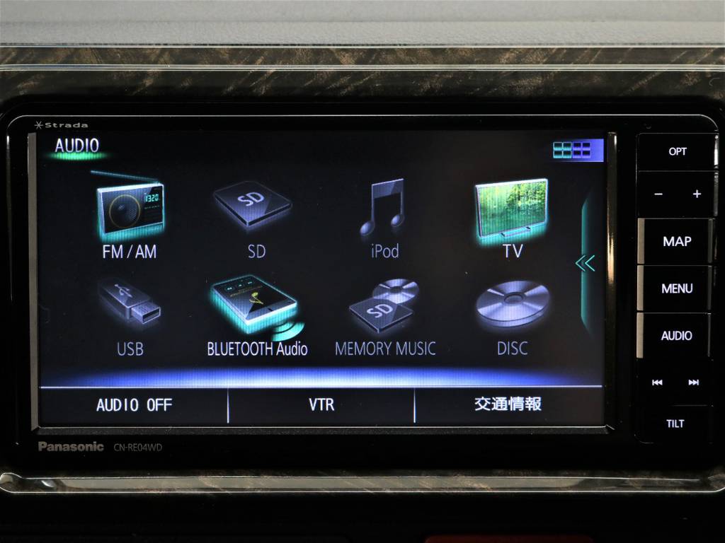 フルセグＴＶ対応！BluetoothMusic！