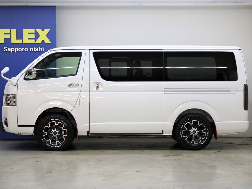 純正車高なので山道もバッチリ！