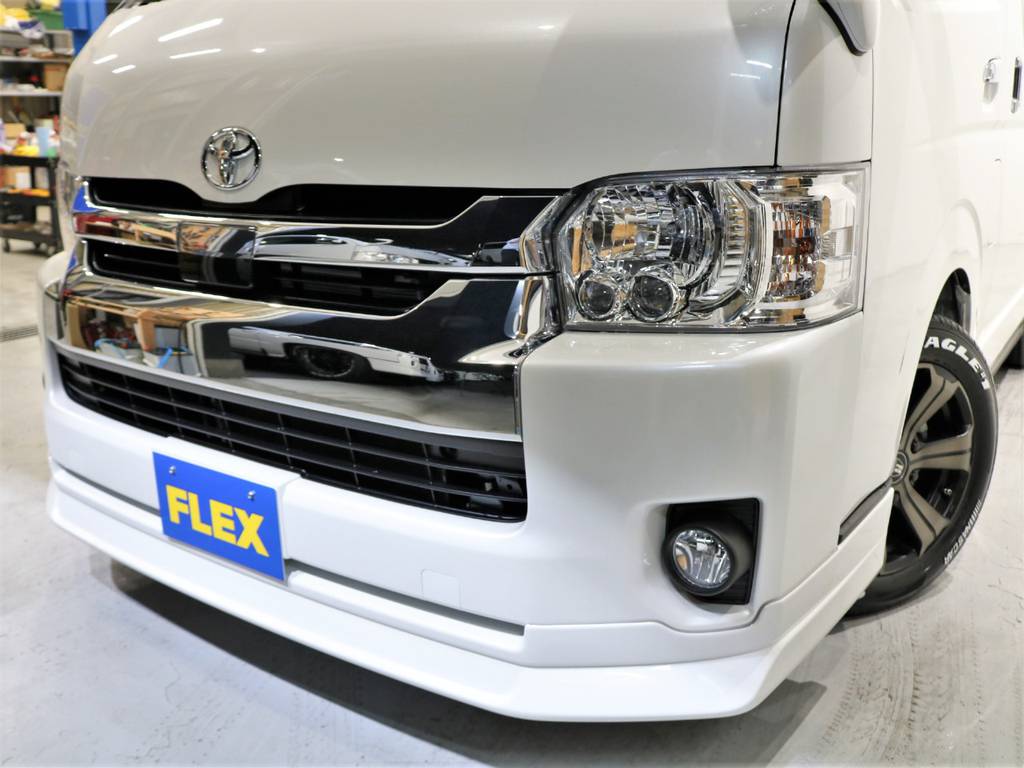 FLEXオリジナルフロントリップスポイラー装着！