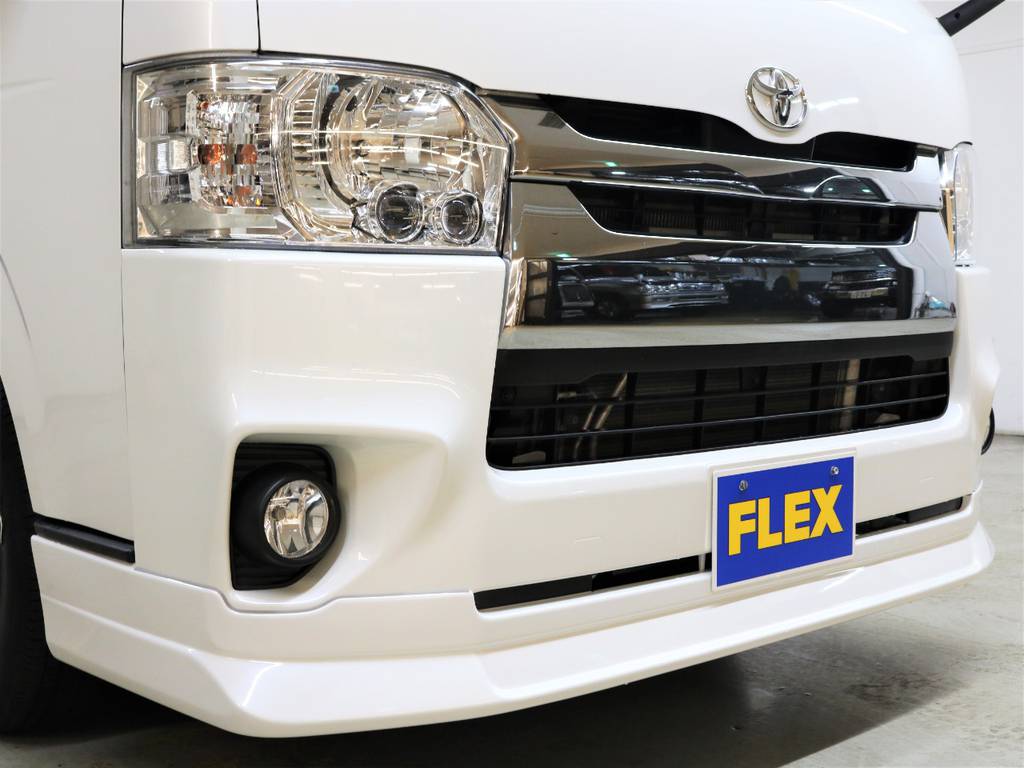新品グランドコンセプションスタイリッシュバンパー！新品ＦＬＥＸオリジナル【DelfinoLine】フロントリップスポイラー！
