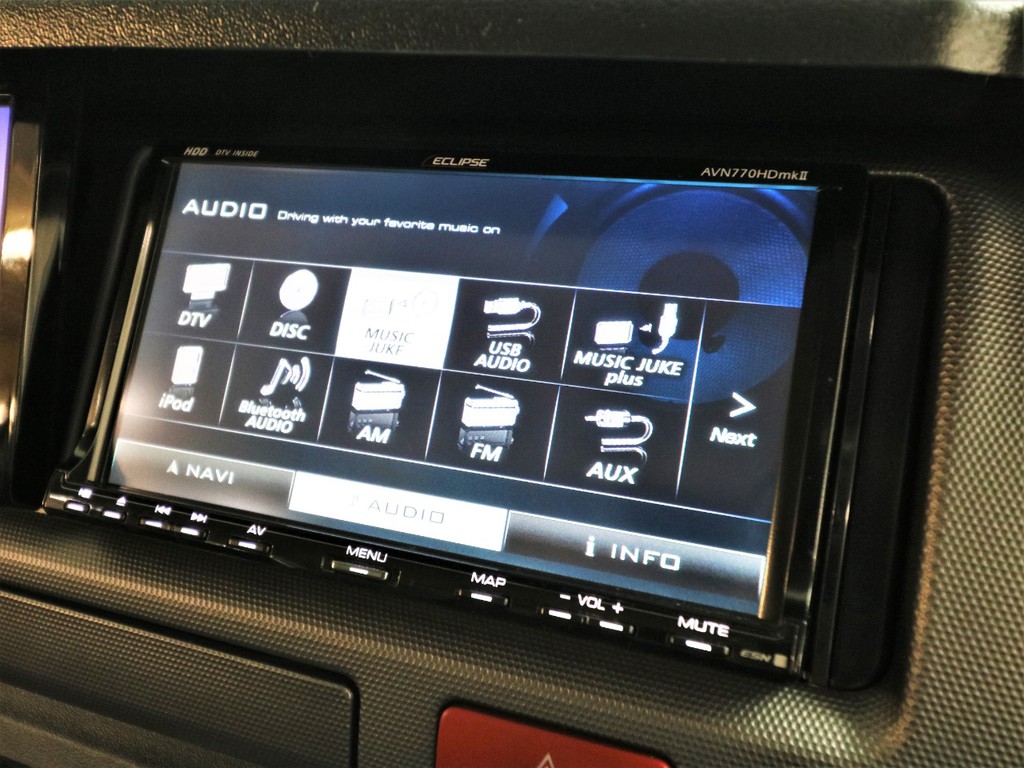 エクリプスＨＤＤナビ！フルセグＴＶ対応！Bluetoothmusic！