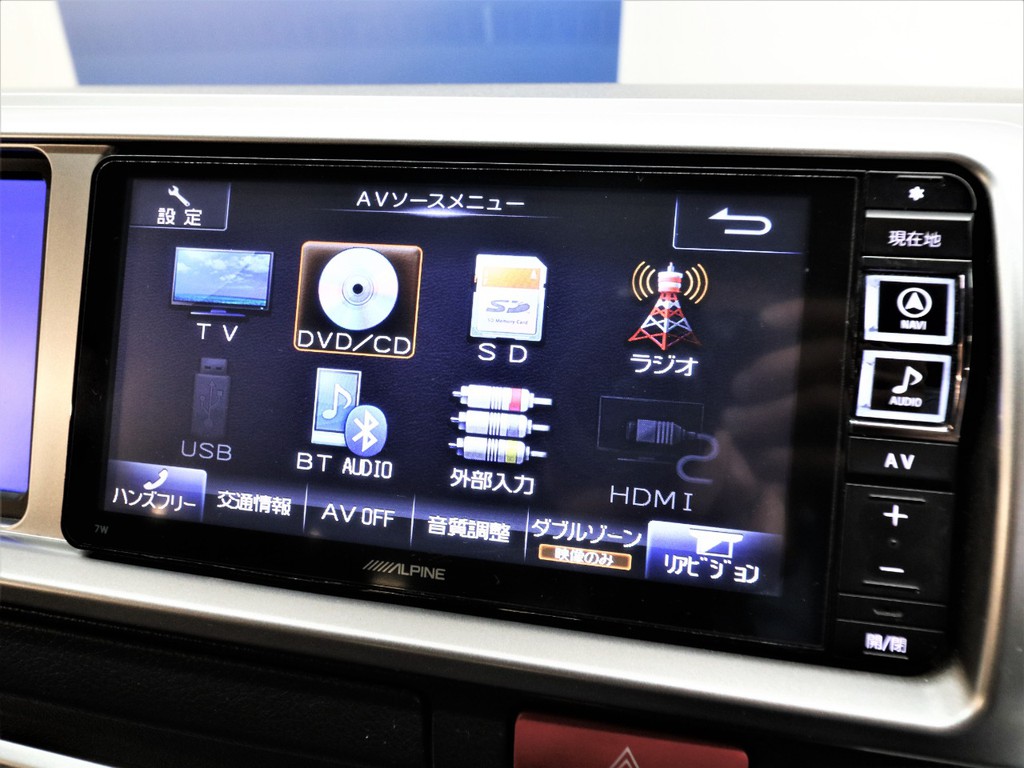 アルパインＳＤナビ！フルセグＴＶ対応！Bluetoothmusic！