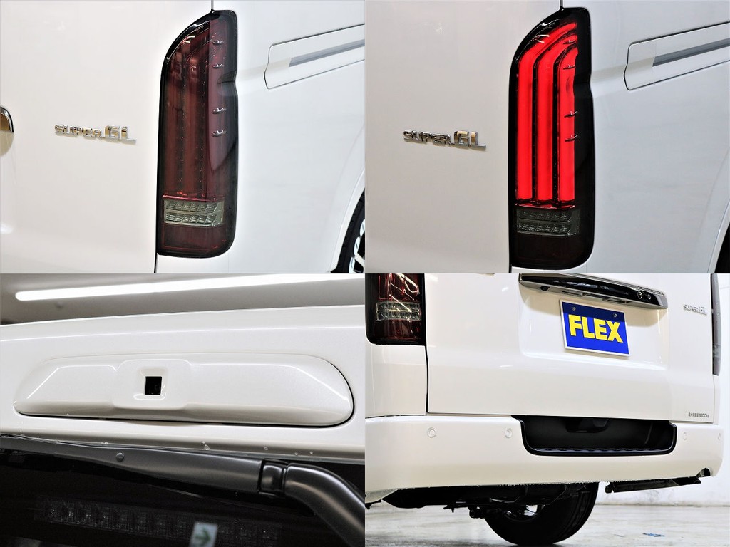 ＦＬＥＸオリジナル【ＵＬＴＩＭＡＴＥ】ＬＥＤテールランプ、デジタルインナーミラーカメラ、インテリジェントクリアランスソナー！