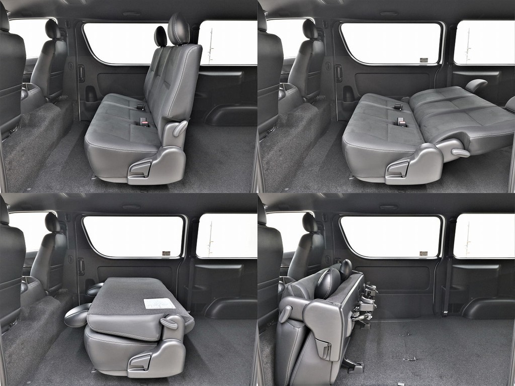 セカンドシートも特別仕様車専用シートとなっております！