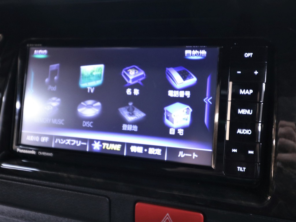 パナソニック ストラーダ7インチＳＤナビ（フルセグＴＶ/Bluetoothmusic）
