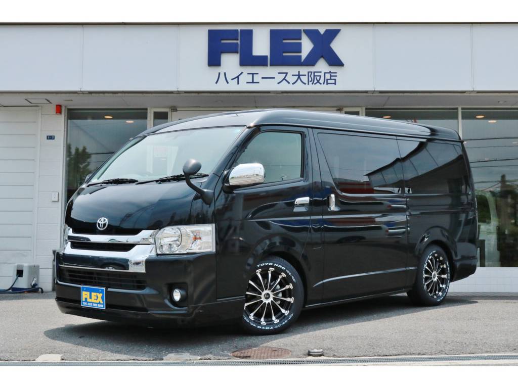 未登録新車ワゴンＧＬ！室内ラウンジ３α架装済！先の法改正により現行新車では製作できなくなってしまった仕様ですが、ここ大阪店に最後の１台が入庫になりました！この機会をお見逃しなく！