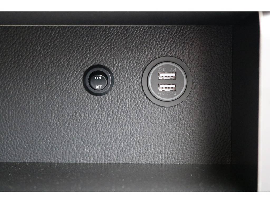シューズボックス内にはＵＳＢ電源を完備してます