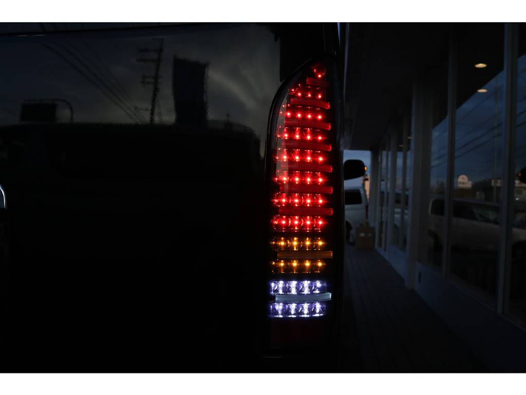 ＬＥＤテールランプで視認性もアップですね☆