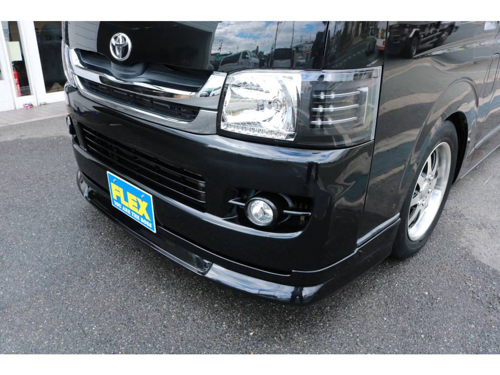 オリジナルフロントリップスポイラー！バレンティ製インナーブラックヘッドライトはＬＥＤウインカー付き！