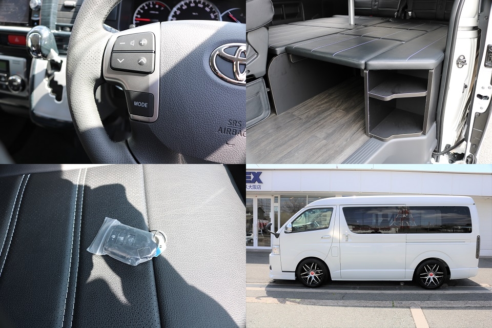 ベット下にはＵＳＢ電源も常設されています！現車は大阪店在庫ですので、お求め＆お問い合わせは大阪店までお願いします！