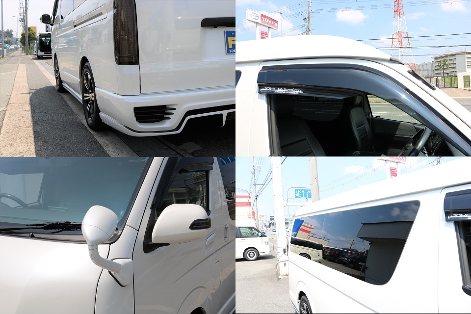 ドアバイザー＆フロントフロアマット完備！純正補助ミラー同色ペイント！現車は大阪店在庫ですので、お求め＆お問い合わせは大阪店までお願いします。全国納車も大歓迎！