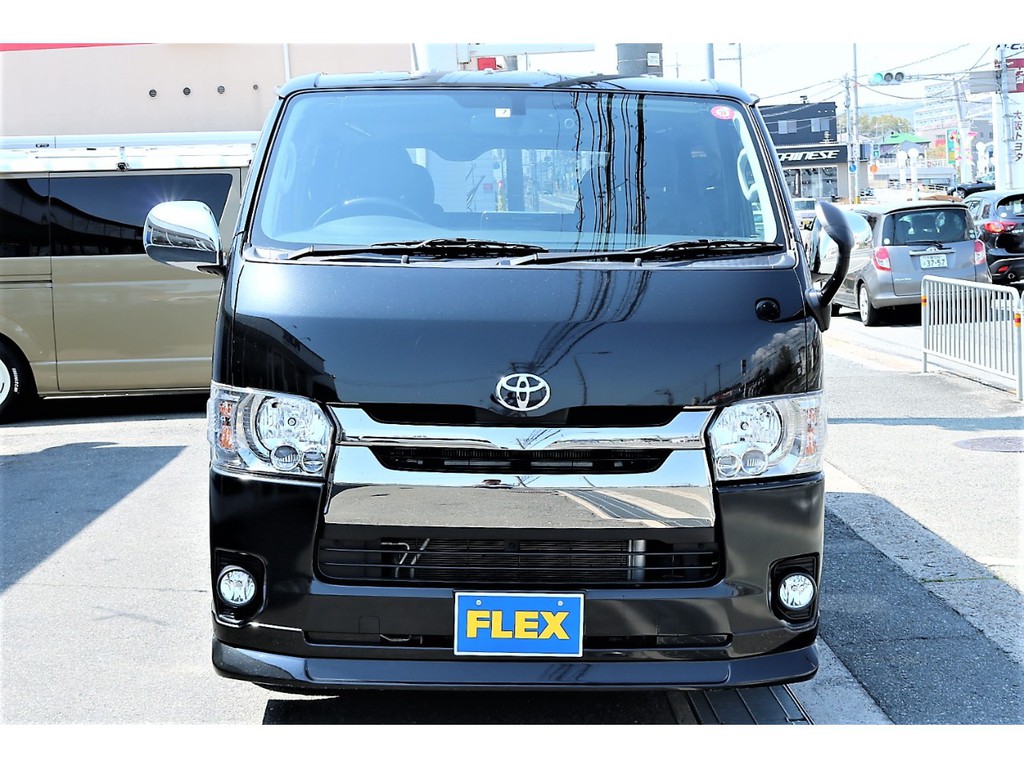 トヨタ 1/10 ハイエース ボディ ダークブルー トヨタ ハイエースバン 2.8 スーパーGL ダークプライムⅡ ロング