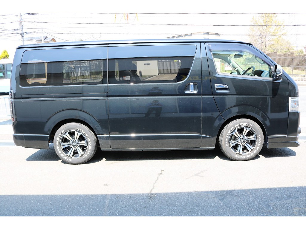 トヨタ 1/10 ハイエース ボディ ダークブルー トヨタ ハイエースバン 2.8 スーパーGL ダークプライムⅡ ロング