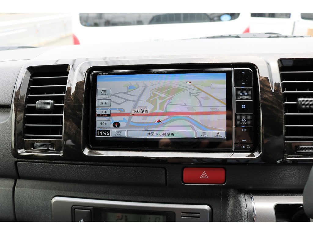 カロッツェリア地デジナビ、ＥＴＣ装備済　新型ハイエースバン　スーパーＧＬ　ダークプライムⅡ　【新車未登録】　即納可能です！　ＴＥＬ：０７２－７３０－７７６０