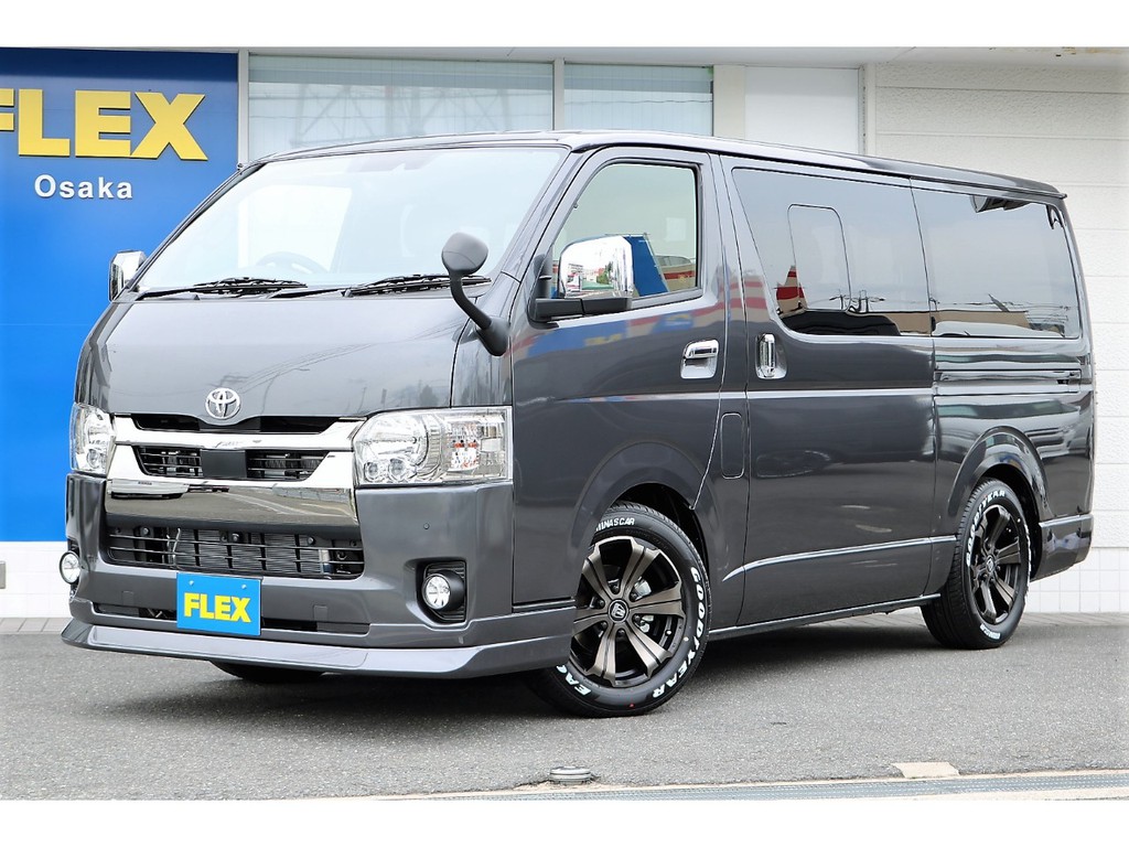 新型ハイエースバン　スーパーＧＬ　ダークプライムⅡ　【新車未登録】　即納可能です！　ＴＥＬ：０７２－７３０－７７６０